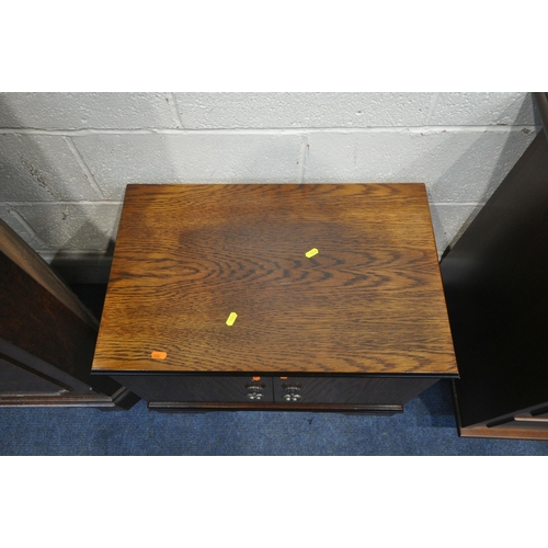 1241 - A STAINED PINE DRESSING TABLE, fitted with three drawers, width 95cm x depth 49cm x height 74cm, a d... 