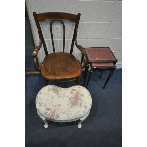 1262 - A 20TH CENTURY MAHOGANY SUTHERLAND TABLE, open width 87cm x closed width 19cm x depth 77cm x height ... 