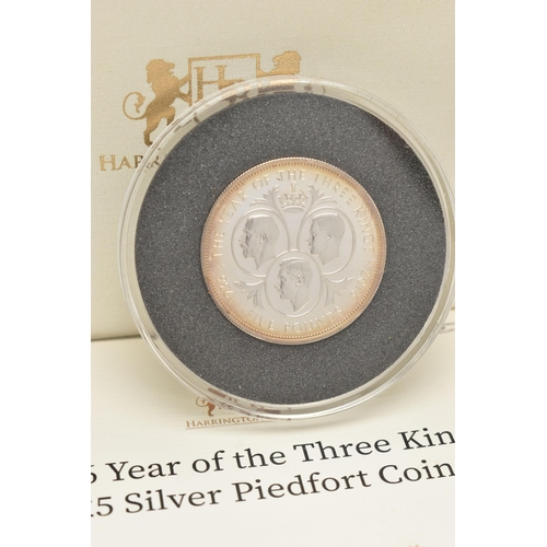 205 - A CASED '2016 YEAR OF THE THREE KINGS £5 SILVER PIEDFORT COIN', 925/1000 silver, Tristan da Cunha, m... 