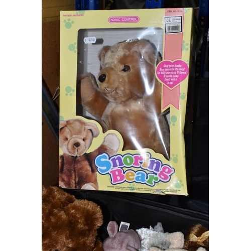 453 - ONE CASE OF PLUSH TOYS INCLUDING TY BEANIE BABIES, RUSS BEARS, KEEL, AND A MAX ZAFF DOLL, ETC, a wid... 