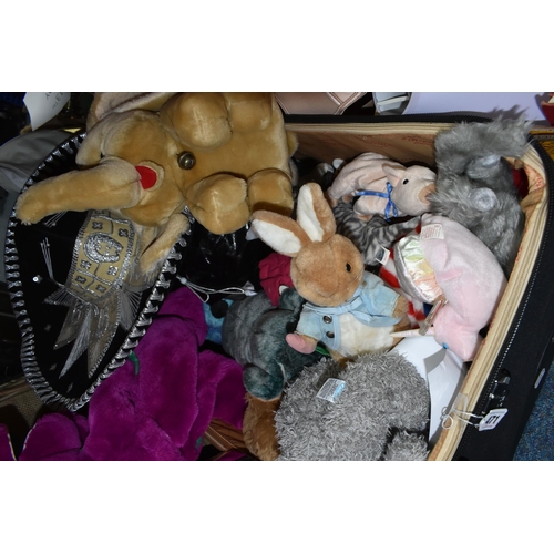 471 - ONE CASE OF STUFFED TOYS FROM VARIOUS MANUFACTURERS, including Ty Beanie Babies such as 'Beanie, Swi... 