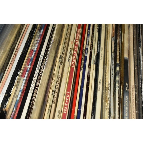 528 - TWO BOXES AND TWO CASES OF LP RECORDS ETC, to include rock, blues, jazz and country, artists include... 