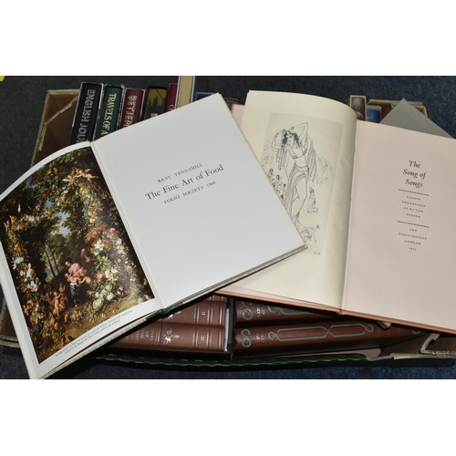 498 - THE FOLIO SOCIETY, Twenty-four miscellaneous titles comprising Tannahill; Reay, The Fine Art of Food... 