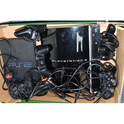 601 - PLAYSTATION 2 & PLAYSTATION 3 CONSOLES, both consoles are in working condition, however only one of ... 