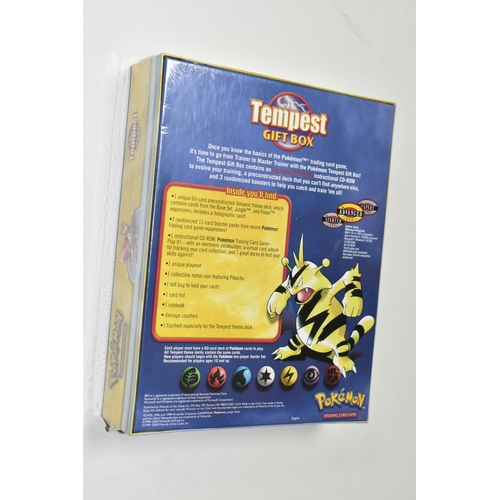 603 - POKEMON TEMPEST GIFT BOX SEALED, seal has small punch hole shaped circles but is otherwise unbreache... 