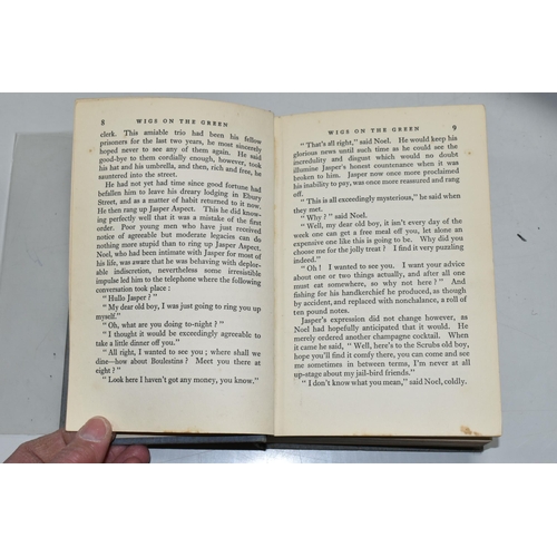 608 - MITFORD, NANCY, 'WIGS ON THE GREEN', published Thornton Butterworth Ltd, first edition 1935, lacks d... 