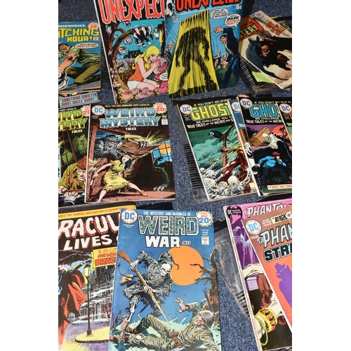 612 - ONE BOX OF VINTAGE COMICS, are primarily horror themed, comic condition varies (1 box)