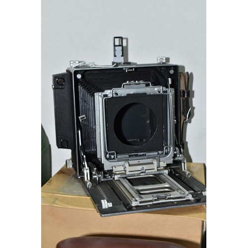 646 - AN MPP MICRO TECHNICAL 5X4 INCH FILM CAMERA, together with a Schneider- Kreuznach Xenar 180mm f4.5 l... 