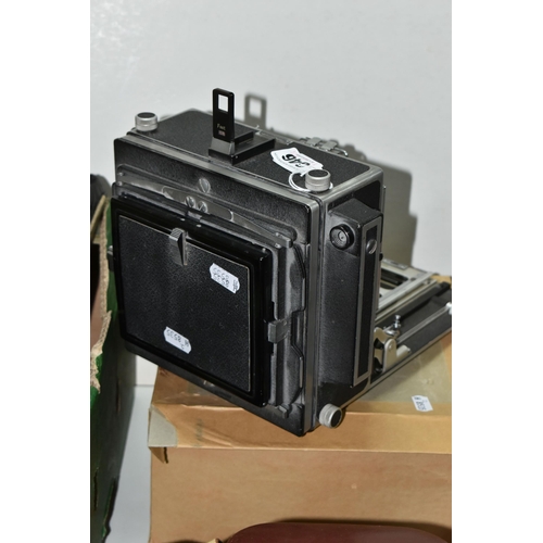 646 - AN MPP MICRO TECHNICAL 5X4 INCH FILM CAMERA, together with a Schneider- Kreuznach Xenar 180mm f4.5 l... 