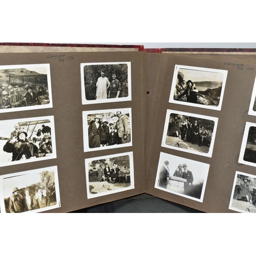 649 - ONE BOX OF EPHEMERA containing albums of early 20th century postcards from Europe and the UK, scrapb... 