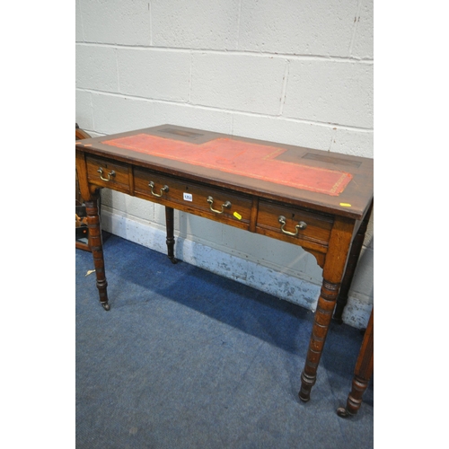 1253 - AN EDWARDIAN WALNUT TWO DOOR WASHSTAND, width 111cm x depth 50cm x height 75cm, along with an Edward... 