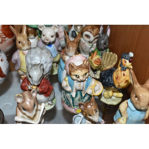 309 - FOURTEEN BESWICK BEATRIX POTTER FIGURES, comprising Johnny Town-Mouse BP-3b backstamp (possibly seco... 