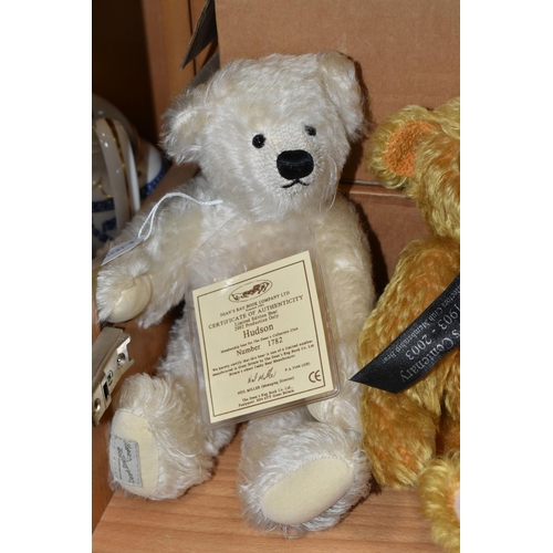 345 - THREE BOXED DEAN'S RAG BOOK LIMITED EDITION TEDDY BEARS, membership bears for The Dean's Collectors ... 