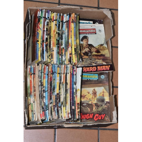 404 - FOUR BOXES OF BOOKS & MAGAZINES to include approximately sixty miscellaneous book titles in hardback... 