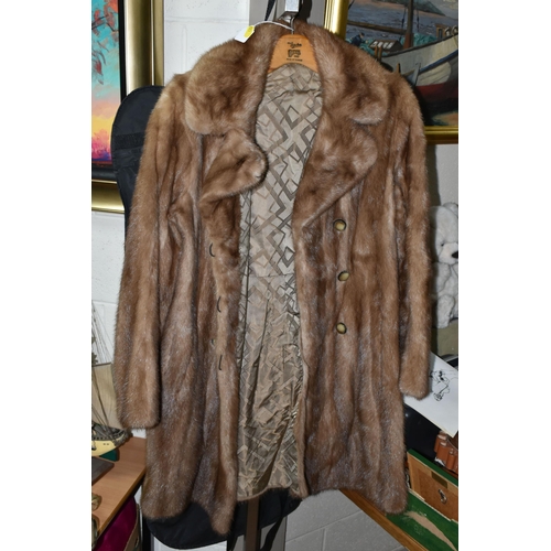 433 - TWO LADIES FUR JACKETS, comprising an Arctic Fox fur made by Dominion Furs- Edinburgh, approximate s... 