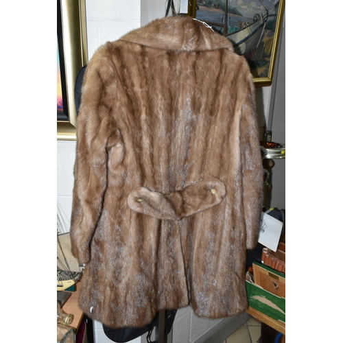 433 - TWO LADIES FUR JACKETS, comprising an Arctic Fox fur made by Dominion Furs- Edinburgh, approximate s... 