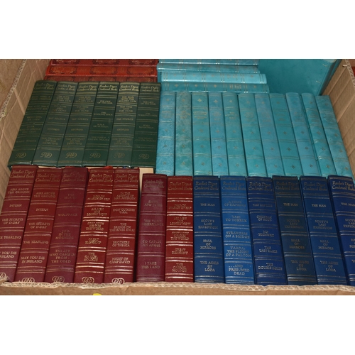 474 - FIVE BOXES OF BOOKS containing approximately 135 miscellaneous titles in hardback format, mostly on ... 