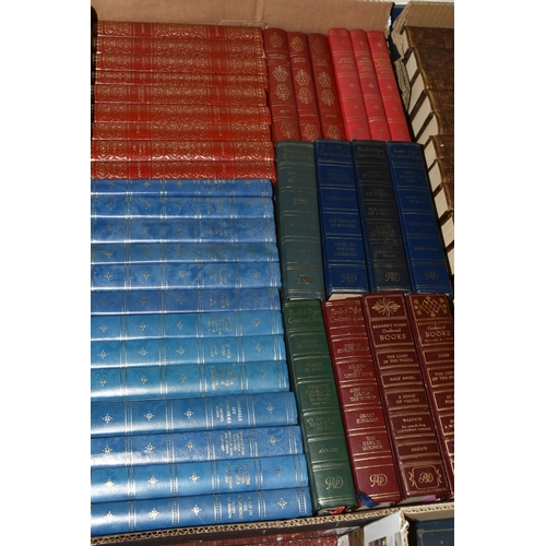 474 - FIVE BOXES OF BOOKS containing approximately 135 miscellaneous titles in hardback format, mostly on ... 