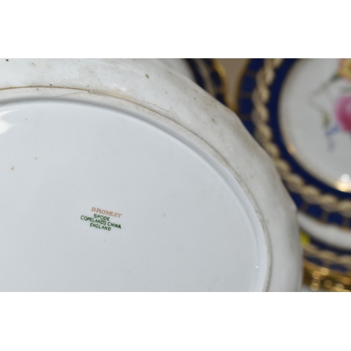 493 - A PARAGON 'VICTORIANA ROSE' TEA SET AND SPODE 'BROMLEY' DINNER WARE, comprising a Paragon 'Victorian... 