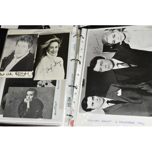 497 - PHOTOGRAPH / AUTOGRAPH ALBUMS, Two Albums containing 155 photographs, photocards and letters, all of... 