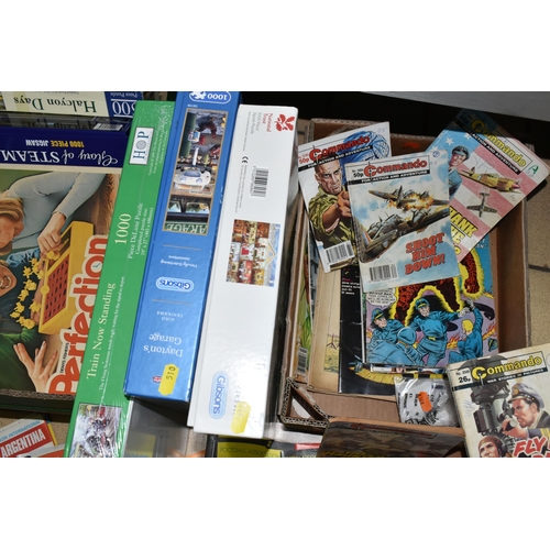 510 - TWO BOXES AND LOOSE of Jigsaws, Games, Tazo Star Wars Collectors Packs, 1970's-1980's England Footba... 