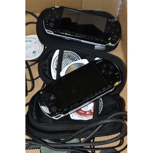 532 - TWO PLAYSTATION PORTABLES AND GAMES, includes Sonic Rivals 2, Midnight Club 3 DUB Edition, Grand The... 