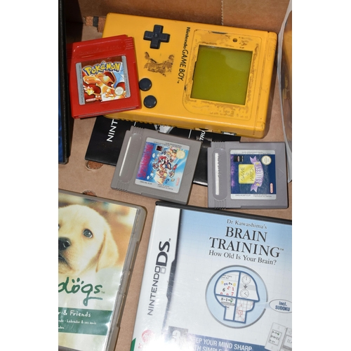 533 - GAMEBOY ADVANCE SP, GAMEBOY, GAMES AND POKEMON CARDS, includes Monsters Inc, Super Mario Land, Pokém... 