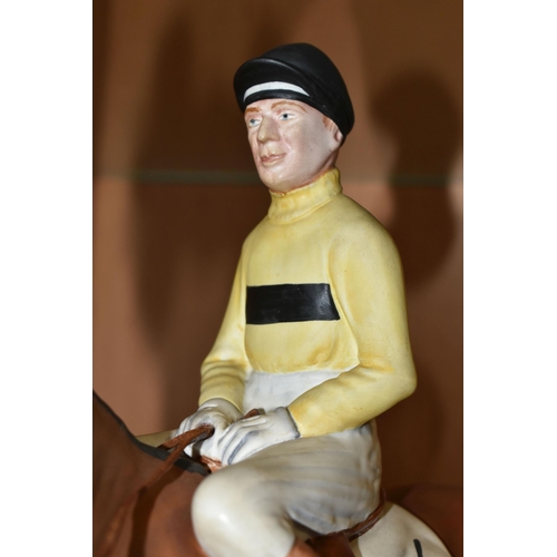 393 - A BESWICK ARKLE FIGURE, Beswick Connoisseur model of Arkle with Pat Taaffe up, from the Connoisseur ... 