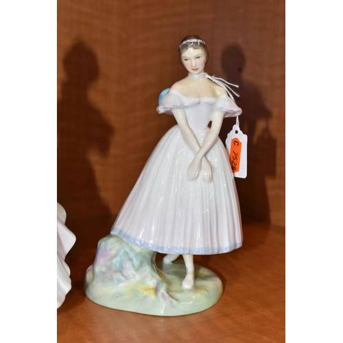 756 - TWO ROYAL DOULTON FIGURES OF BALLERINAS, La Sylph ide HN2138 and The Ballerina HN2116 (2) (Condition... 