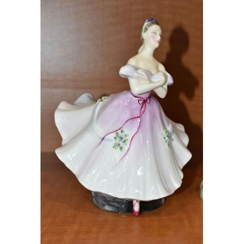 756 - TWO ROYAL DOULTON FIGURES OF BALLERINAS, La Sylph ide HN2138 and The Ballerina HN2116 (2) (Condition... 