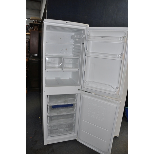 A HOTPOINT RFAA52P FRIDGE FREEZER width 55cm depth 57cm height 174cm ...