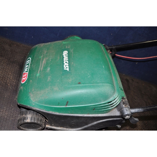 1070 - A QUALCAST ELAN 32 ELECTRIC LAWN MOWER (no grass box) and a Bosch Art23 Easitrim strimmer (both PAT ... 