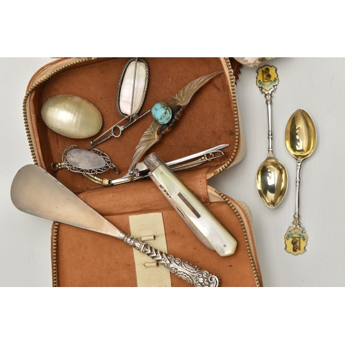 79 - A SELECTION OF ITEMS, to include a ladies 9ct gold 'Frankland' wristwatch, manual wind, hallmarked 9... 