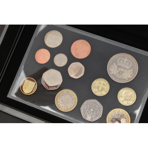 89 - A PLASTIC STORAGE TUB CONTAINING R.M. COINS, to include a 2009 KEW GARDENS Proof Year set, a 2008 Pr... 