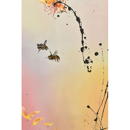 308 - KAY DAVENPORT (BRITISH CONTEMPORARY) 'SWEET AS HONEY', a signed limited edition print on canvas depi... 