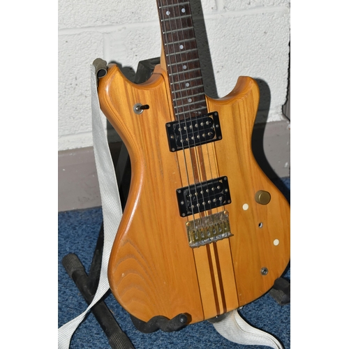 364 - A WESTONE THUNDER 1 ELECTRIC GUITAR, ash body, maple neck, natural wood finish, serial number stampe... 