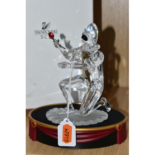 400 - BOXED SWAROVSKI CRYSTAL 'COLUMBINE' AND 'HARLEQUIN' FIGURES, from the Masquerade series, comprising ... 