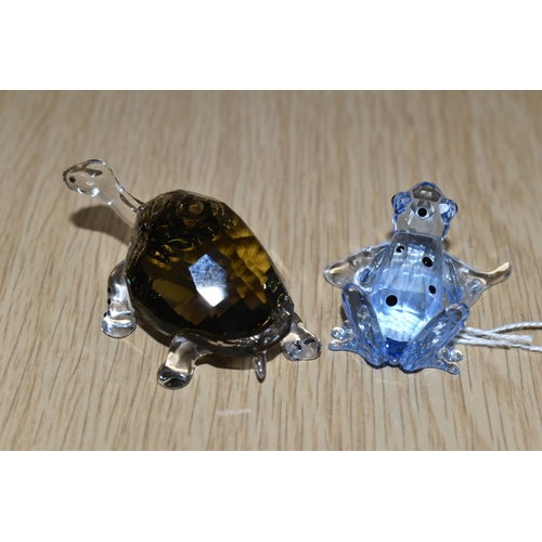 411 - TWO SWAROVSKI CRYSTAL COLLECTOR'S SOCIETY EVENT PIECES, comprising 2009 Event Piece: Dart Frog no 95... 