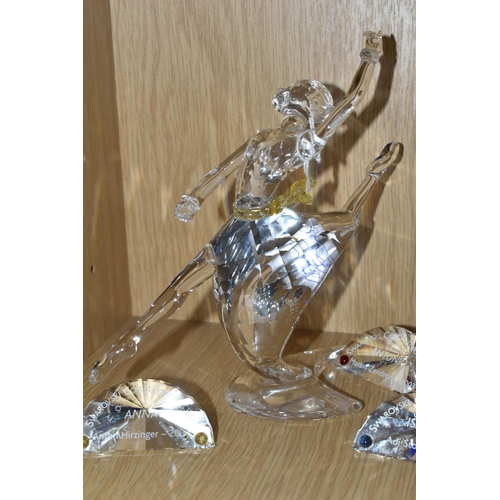 417 - TWO SWAROVSKI CRYSTAL MAGIC OF DANCE TRILOGY OF FIGURES, comprising 'Isadora' no 279648, representin... 