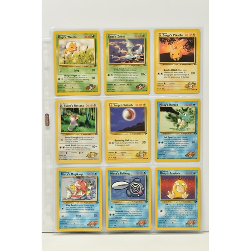 442 - COMPLETE POKEMON GYM CHALLENGE SET, condition ranges from lightly played to excellent