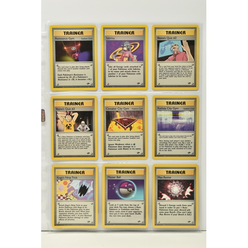 442 - COMPLETE POKEMON GYM CHALLENGE SET, condition ranges from lightly played to excellent