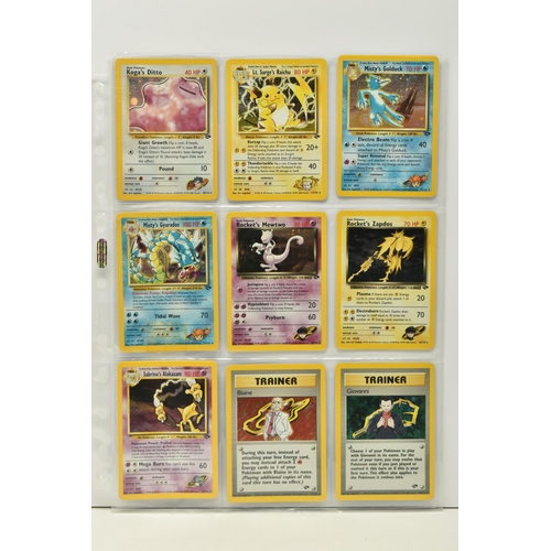 442 - COMPLETE POKEMON GYM CHALLENGE SET, condition ranges from lightly played to excellent