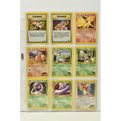 442 - COMPLETE POKEMON GYM CHALLENGE SET, condition ranges from lightly played to excellent