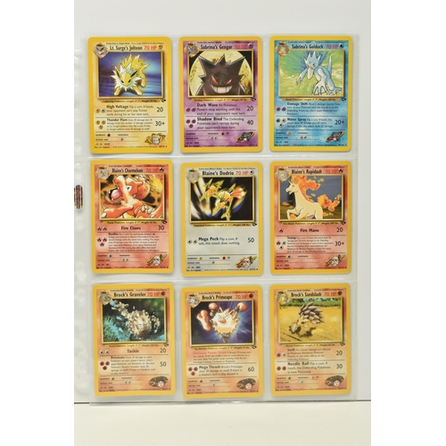 442 - COMPLETE POKEMON GYM CHALLENGE SET, condition ranges from lightly played to excellent