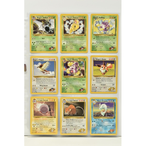 442 - COMPLETE POKEMON GYM CHALLENGE SET, condition ranges from lightly played to excellent