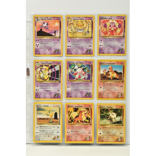 442 - COMPLETE POKEMON GYM CHALLENGE SET, condition ranges from lightly played to excellent