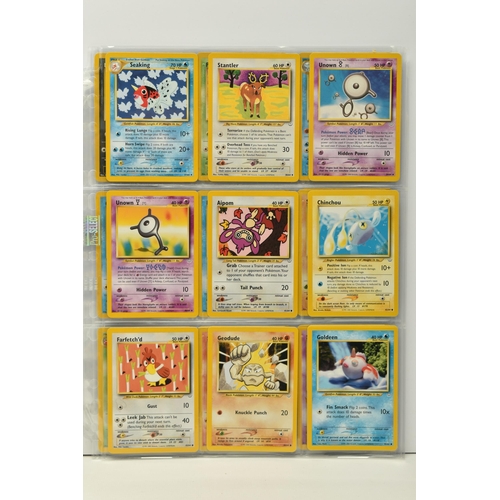 444 - NEAR COMPLETE POKEMON NEO REVELATION SET, only missing Shining Gyarados 65/64 and Shining Magikarp 6... 