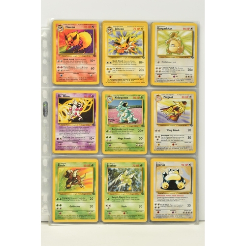 451 - COMPLETE POKEMON JUNGLE SET, condition ranges from moderately played to excellent