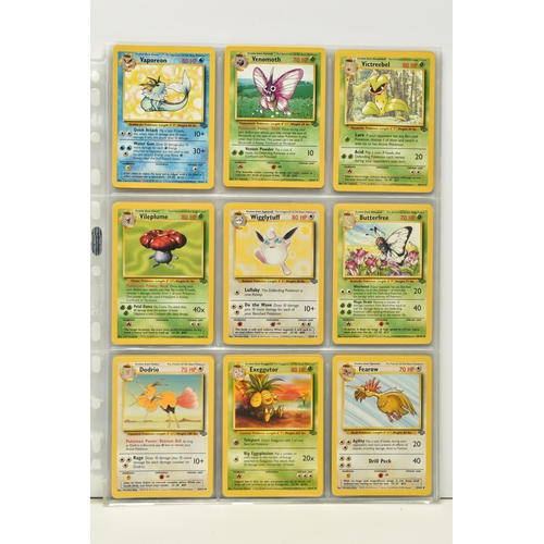 451 - COMPLETE POKEMON JUNGLE SET, condition ranges from moderately played to excellent