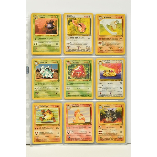 451 - COMPLETE POKEMON JUNGLE SET, condition ranges from moderately played to excellent